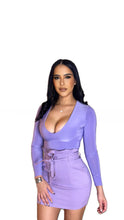 Load image into Gallery viewer, Lilac High waisted skirt