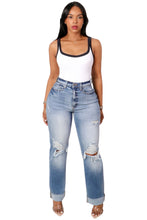 Load image into Gallery viewer, Mercy Ripped Lycra Jeans