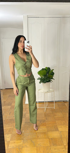 Linen pants set