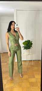 Linen pants set