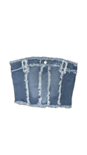 Load image into Gallery viewer, Denim tube top