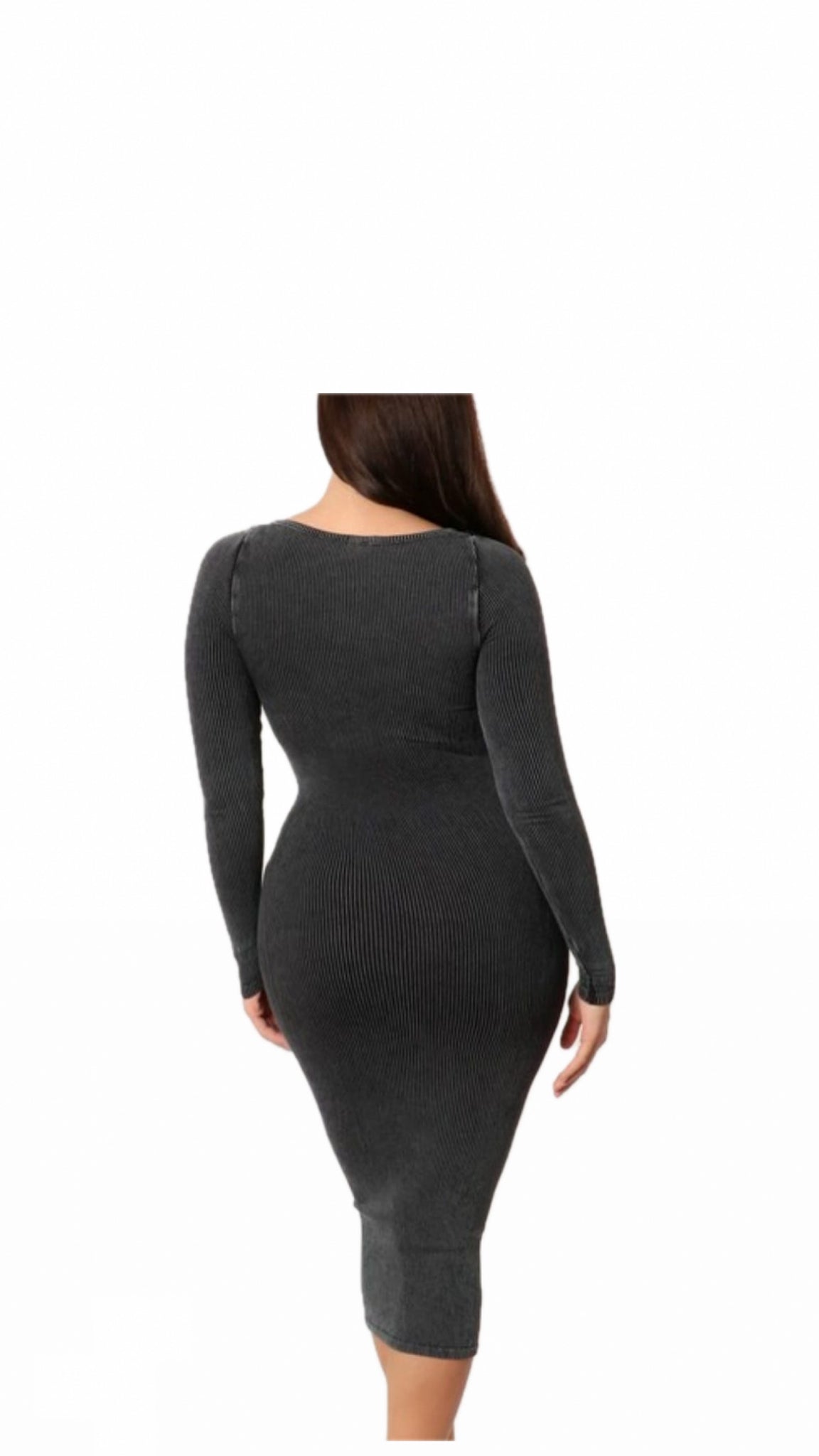 Long Sleeve Midi Dress Geraldine's Closet Long Sleeve Midi Dress Geraldine's Closet