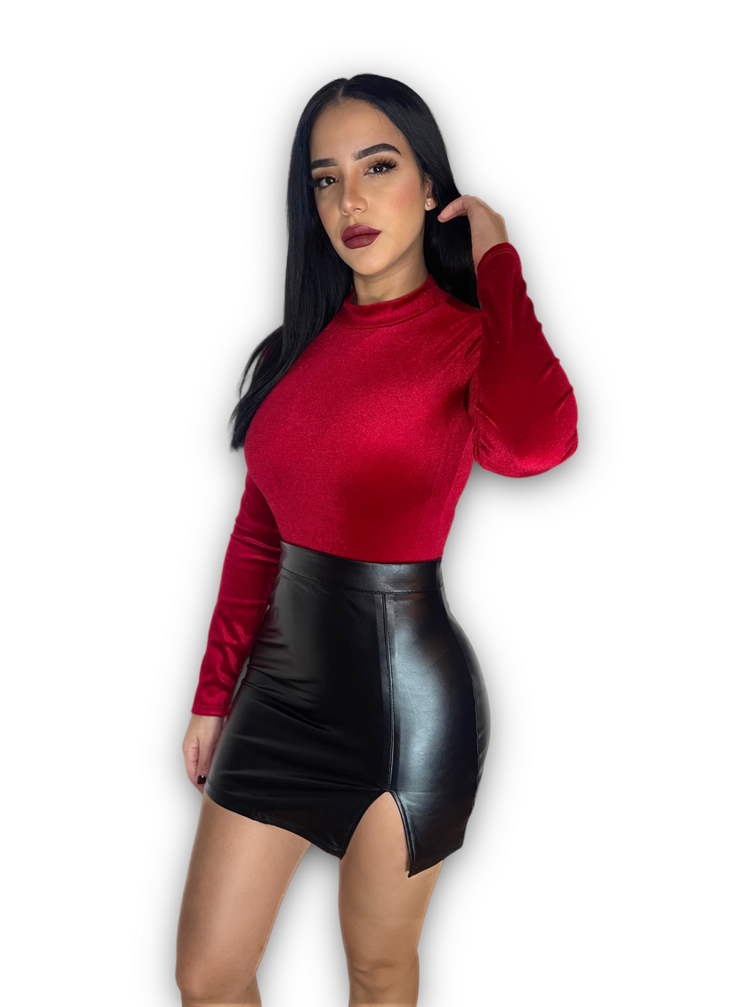 Mini Leather Skirt